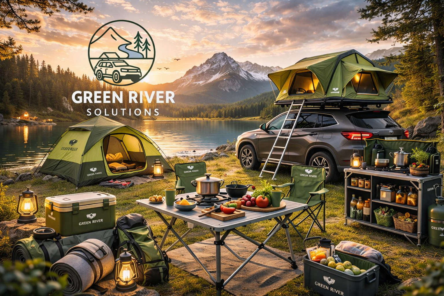 Green River kamp oprema