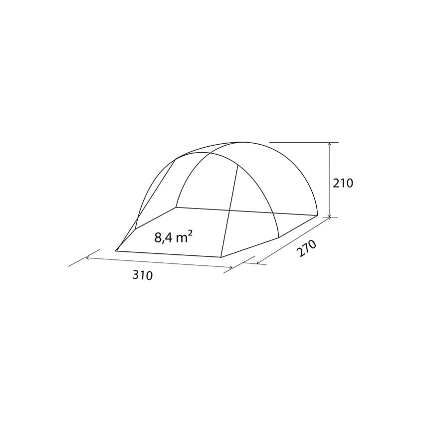 Entrada – Šator za kombi (samostojeći drive-away awning)