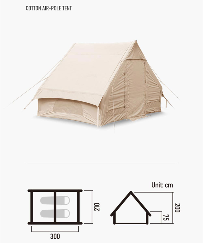Šator na naduvavanje SBT-210 (Air Pole Canvas)