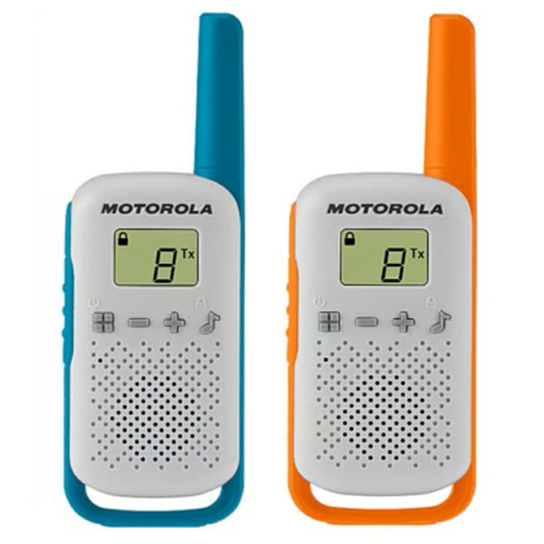 Motorola TALKABOUT T42 Gummy – Two-Way Radio Set, 2 Units